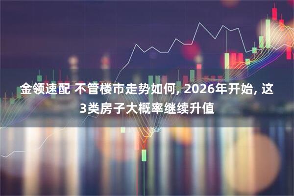 金领速配 不管楼市走势如何, 2026年开始, 这3类房子大概率继续升值