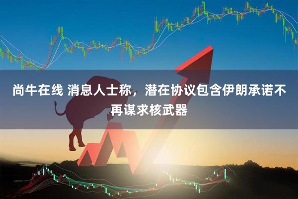 尚牛在线 消息人士称，潜在协议包含伊朗承诺不再谋求核武器